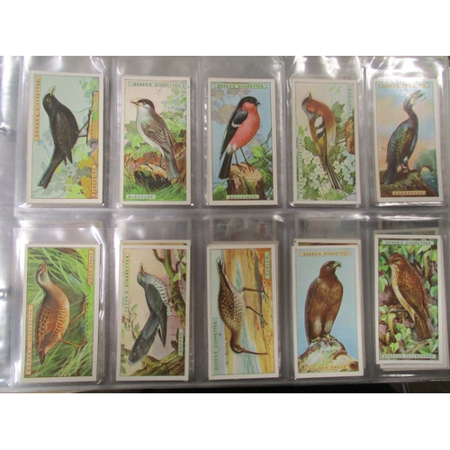 2 - Collection in 15 albums and some loose with complete sets including Ogdens British Birds & Their You... 