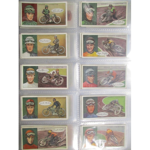 2 - Collection in 15 albums and some loose with complete sets including Ogdens British Birds & Their You... 