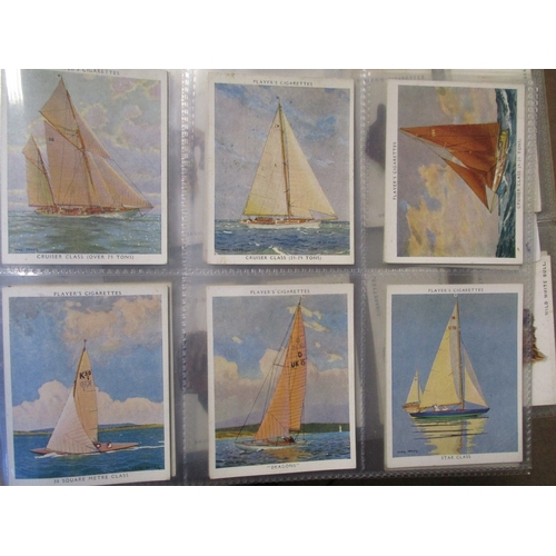 2 - Collection in 15 albums and some loose with complete sets including Ogdens British Birds & Their You... 