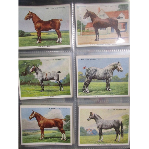 2 - Collection in 15 albums and some loose with complete sets including Ogdens British Birds & Their You... 