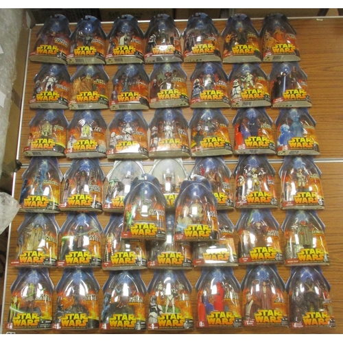 203 - Star Wars. Hasbro. Collection of Revenge of the Sith figures, generally near mint to mint in near ex... 