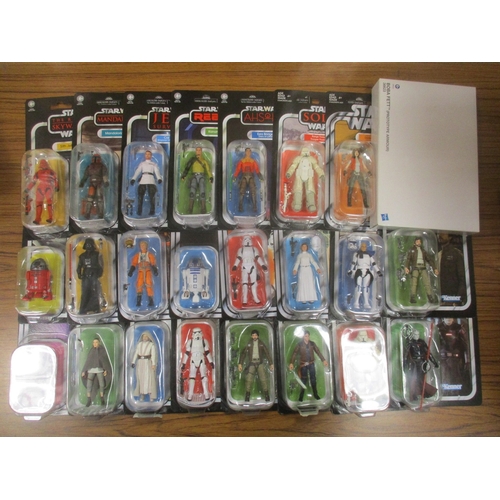 205 - Star Wars. Hasbro. Collection of The Vintage Collection figures, generally mint in near mint bubble ... 