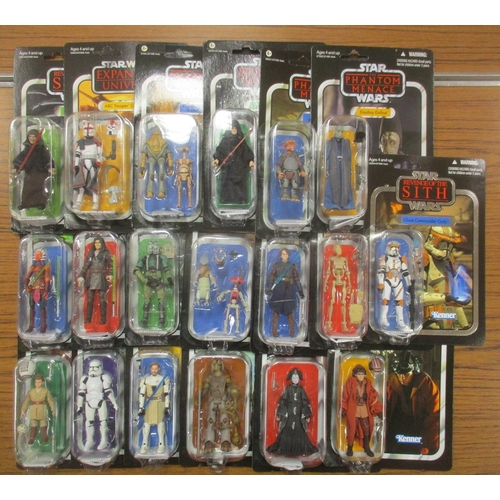 211 - Star Wars. Hasbro. Collection of The Vintage Collection Prequel Era figures, generally mint in near ... 