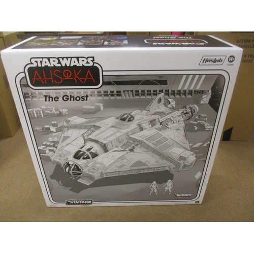 219 - Star Wars. Hasbro. The Vintage Collection Ahsoka 'The Ghost' spaceship designed by HasLab, mint in n... 