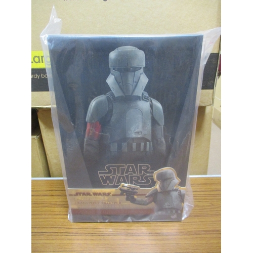 220 - Star Wars. Hot Toys. TMS030 1/6th scale Transport Trooper collectable figurine, mint in near mint bo... 