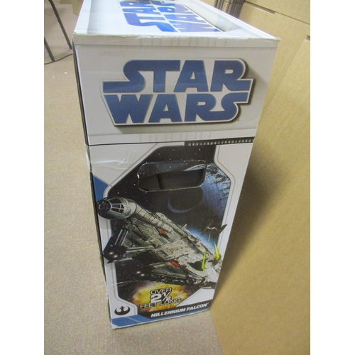 225 - Star Wars. Hasbro. The Legacy Collection Millennium Falcon, mint in excellent box, over 75cm long wi... 