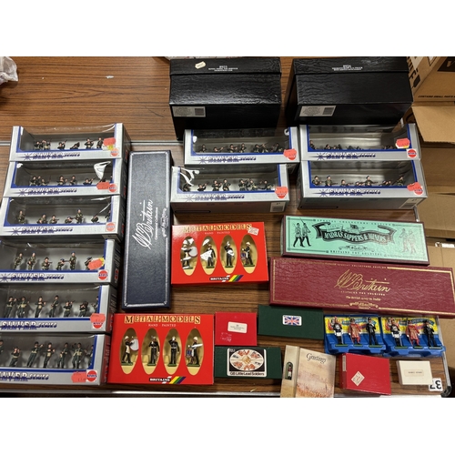 229 - Collection of model soldiers from Napoleonic wars to WWII, generally excellent in excellent boxes, i... 