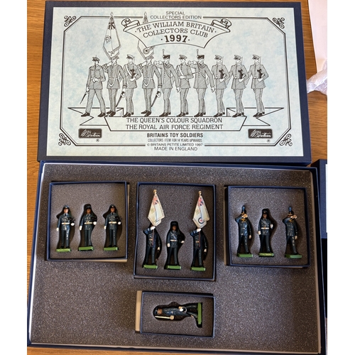 234 - Britains. Collection of boxed and unboxed soldiers, generally excellent, including Napoleonic, Empir... 