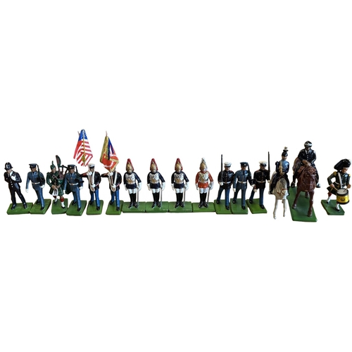 234 - Britains. Collection of boxed and unboxed soldiers, generally excellent, including Napoleonic, Empir... 