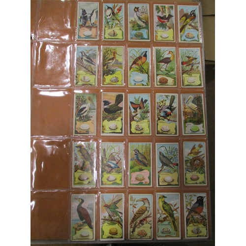 24 - Collection in large album with complete sets including Fry's Birds & Poultry, Imperial Tobacco Co Ga... 