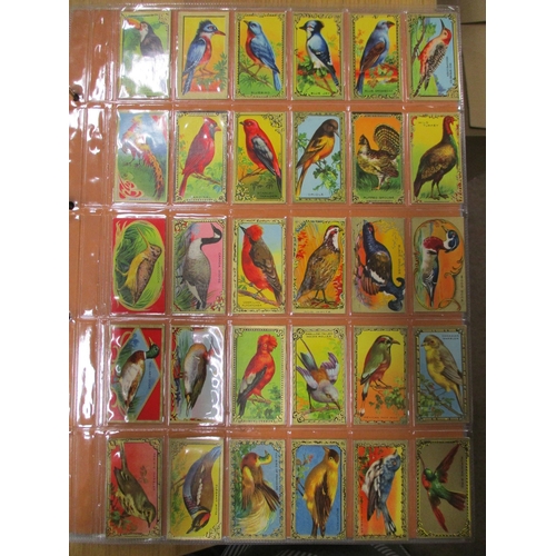 24 - Collection in large album with complete sets including Fry's Birds & Poultry, Imperial Tobacco Co Ga... 