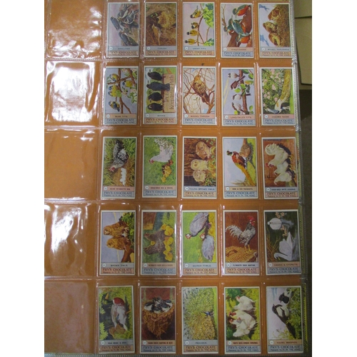 24 - Collection in large album with complete sets including Fry's Birds & Poultry, Imperial Tobacco Co Ga... 
