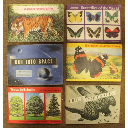 25 - Collection of hinged cigarette and trade cards in booklets and loose, generally very good, including... 