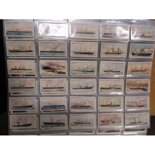 3 - Collection in 1 large album and 12 regular albums with complete sets including Ogdens Birds Eggs, Br... 