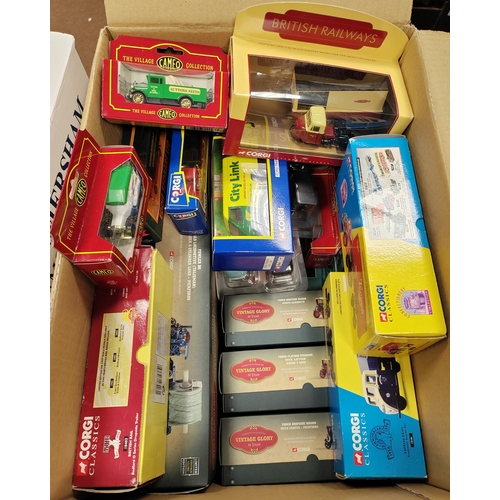 329 - Corgi. Collection of cars, trams, trucks etc. generally excellent to mint in mostly excellent boxes ... 