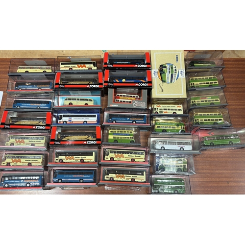 337 - Corgi. Collection of mostly model buses, generally excellent in excellent boxes, including ranges of... 