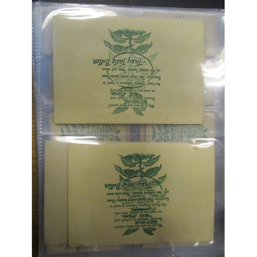 34 - J. Wix. Kensitas Flowers complete set with printed backs (regular size) and complete set with printe... 