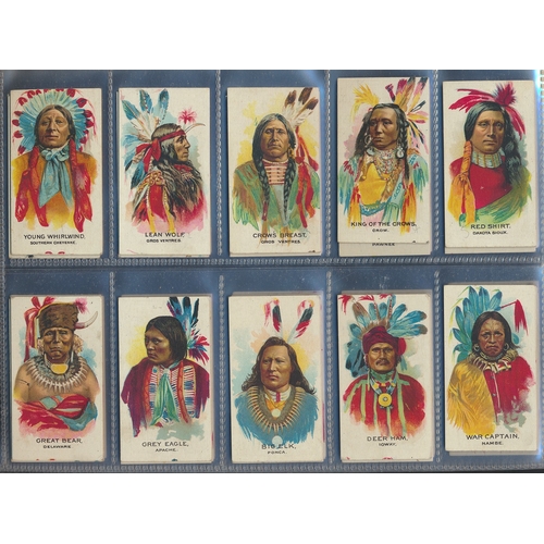 39 - British American Tobacco. Complete set in plastic sleeves with 1930 Indian Chiefs, generally very go... 