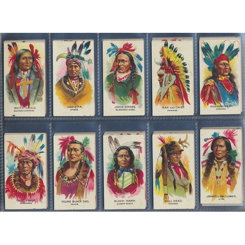 39 - British American Tobacco. Complete set in plastic sleeves with 1930 Indian Chiefs, generally very go... 