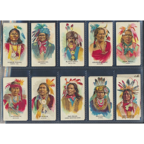 39 - British American Tobacco. Complete set in plastic sleeves with 1930 Indian Chiefs, generally very go... 