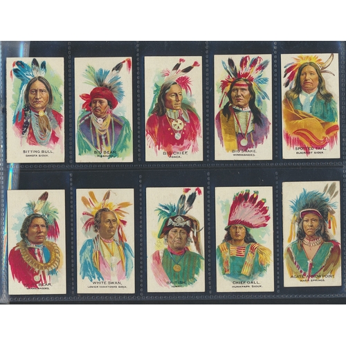 39 - British American Tobacco. Complete set in plastic sleeves with 1930 Indian Chiefs, generally very go... 