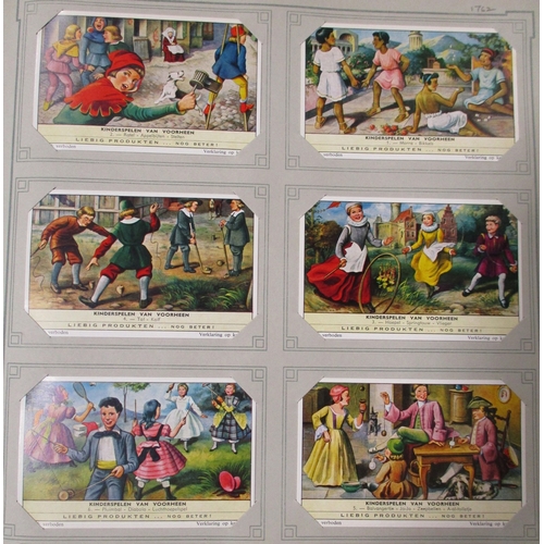 40 - Liebig. Collection in Liebig album with complete sets including Belgium Air Force Battles, Belgium A... 