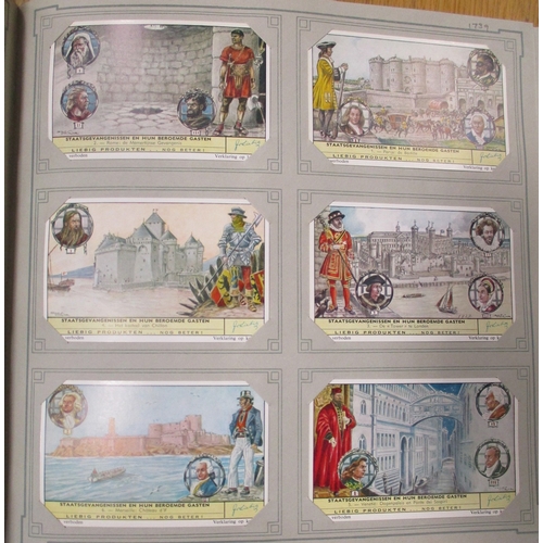 40 - Liebig. Collection in Liebig album with complete sets including Belgium Air Force Battles, Belgium A... 