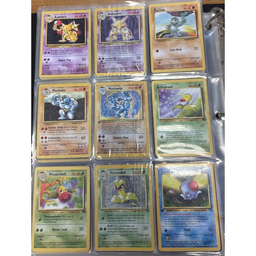 45 - Pokemon. collection in one album, generally light played to excellent, including Alakazam (BS 1), Di... 