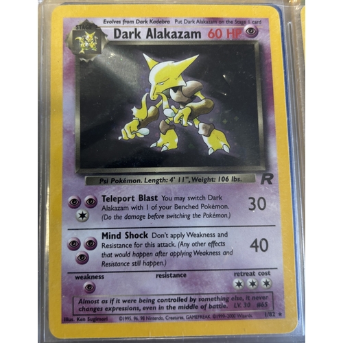 45 - Pokemon. collection in one album, generally light played to excellent, including Alakazam (BS 1), Di... 
