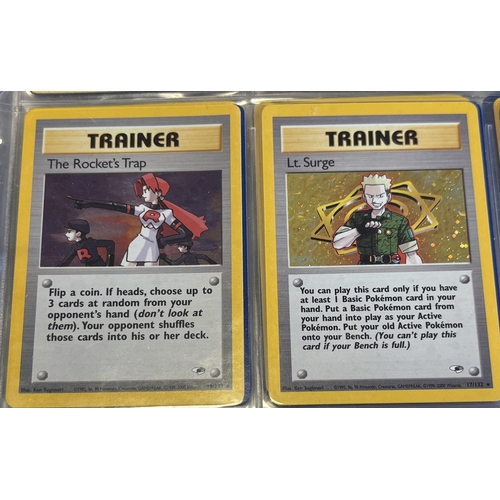 45 - Pokemon. collection in one album, generally light played to excellent, including Alakazam (BS 1), Di... 