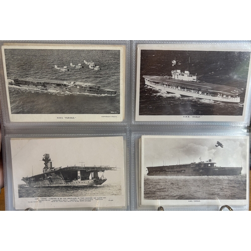 49 - Misc. coln. in 5 albums, of vintage and modern cards, with artist drawn, ptd and R.P's, incl. bridge... 