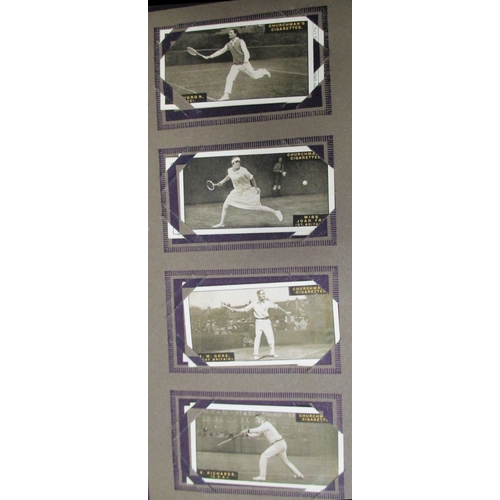 5 - Collection in stock book albums, paper albums and loose with part set Churchman Famous Golfers (16) ... 