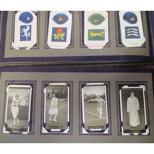 5 - Collection in stock book albums, paper albums and loose with part set Churchman Famous Golfers (16) ... 