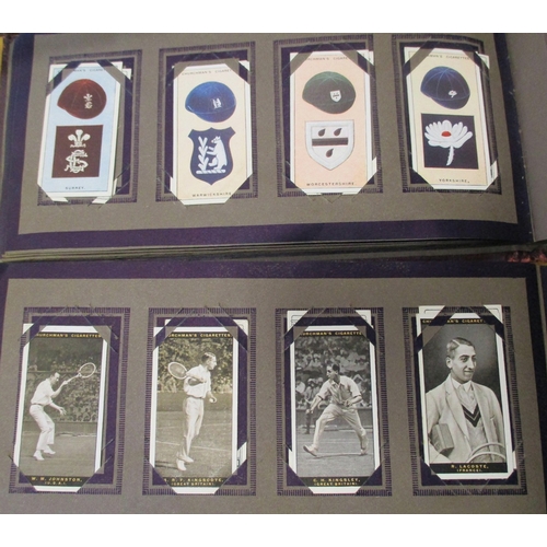 5 - Collection in stock book albums, paper albums and loose with part set Churchman Famous Golfers (16) ... 