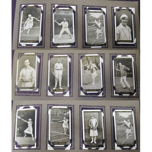 5 - Collection in stock book albums, paper albums and loose with part set Churchman Famous Golfers (16) ... 