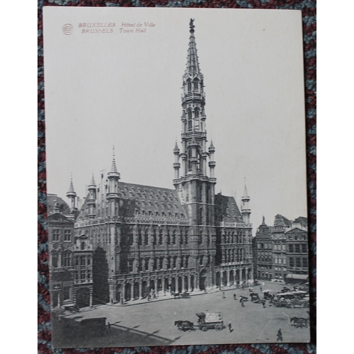 50 - Misc. coln. of vintage and modern cards loose in plastic sleeves, with ranges of ptd., embossed, art... 