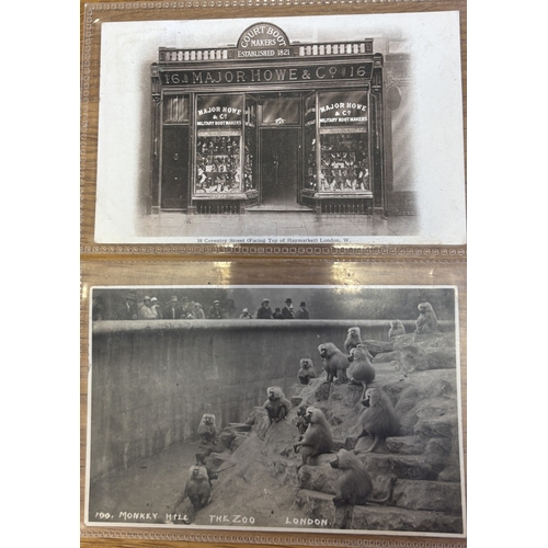 53 - Misc. coln. of mostly loose vintage and modern cards, with comic, artist drawn, ptd. and R.P's, incl... 