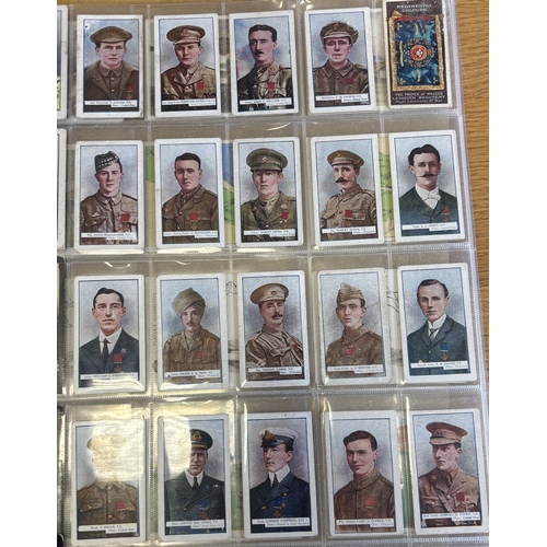 6 - Collection of mostly part sets in plastic sleeves, generally very good, including Gallaher The Great... 