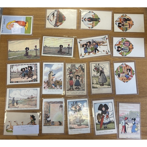 64 - Range of playing cards, generally very good, including Kirchner's 'Cupid and Bondage' complete set i... 