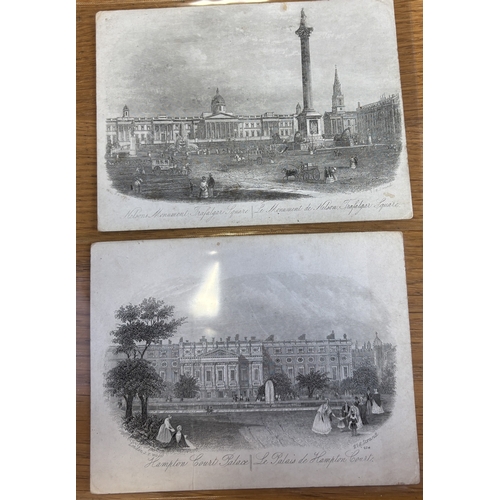 72 - Coln. of vintage and modern cards loose in plastic sleeves, with ptd, R.P's and artist drawn, incl. ... 