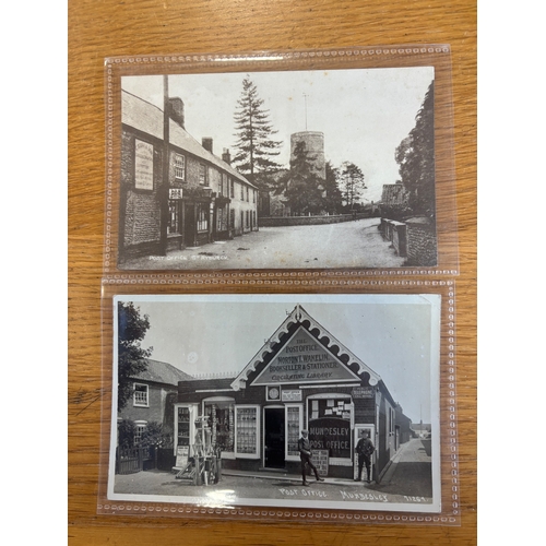 72 - Coln. of vintage and modern cards loose in plastic sleeves, with ptd, R.P's and artist drawn, incl. ... 