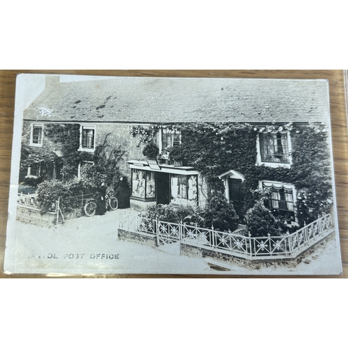 72 - Coln. of vintage and modern cards loose in plastic sleeves, with ptd, R.P's and artist drawn, incl. ... 