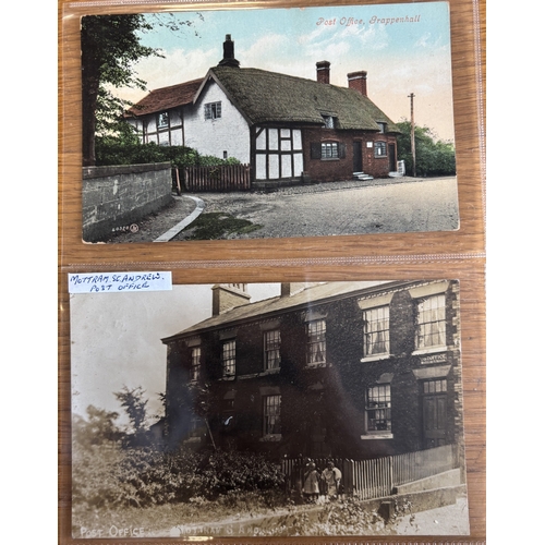 74 - Cheshire. Coln. of vintage cards in plastic sleeves, with ptd and R.P's, incl. Alderley, Altrincham,... 