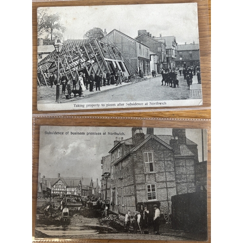 74 - Cheshire. Coln. of vintage cards in plastic sleeves, with ptd and R.P's, incl. Alderley, Altrincham,... 