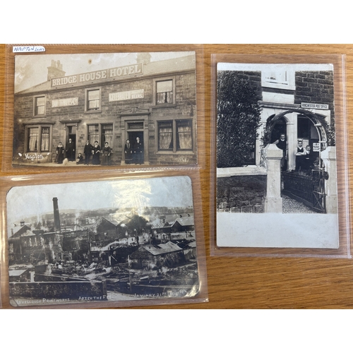 75 - Lancashire. Coln. of vintage and modern ptd and R.P's in plastic sleeves, incl. Accrington, Bacup, B... 