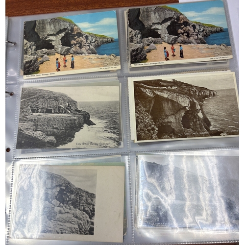 95 - Caves. Coln. of many hundreds of vintage and later cards in mostly homemade albums, incl. ptd. and R... 