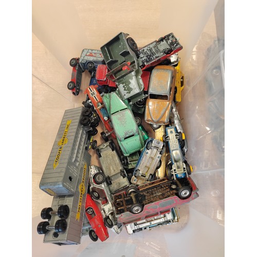 305 - Collection of unboxed cars, vans, trucks etc. generally fair to good plus includes ranges from Corgi... 
