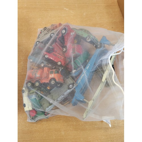 305 - Collection of unboxed cars, vans, trucks etc. generally fair to good plus includes ranges from Corgi... 