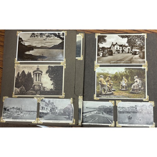 55 - Misc. coln. of vintage and modern ptd, artist drawn and R.P's, in 6 albums and loose, with coastal v... 