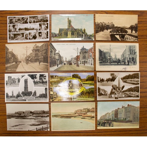 75 - Lancashire. Coln. of vintage and modern ptd and R.P's in plastic sleeves, incl. Accrington, Bacup, B... 